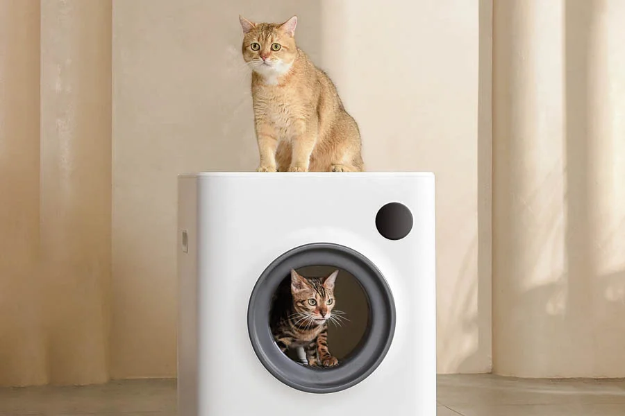 easy clean cat litter box