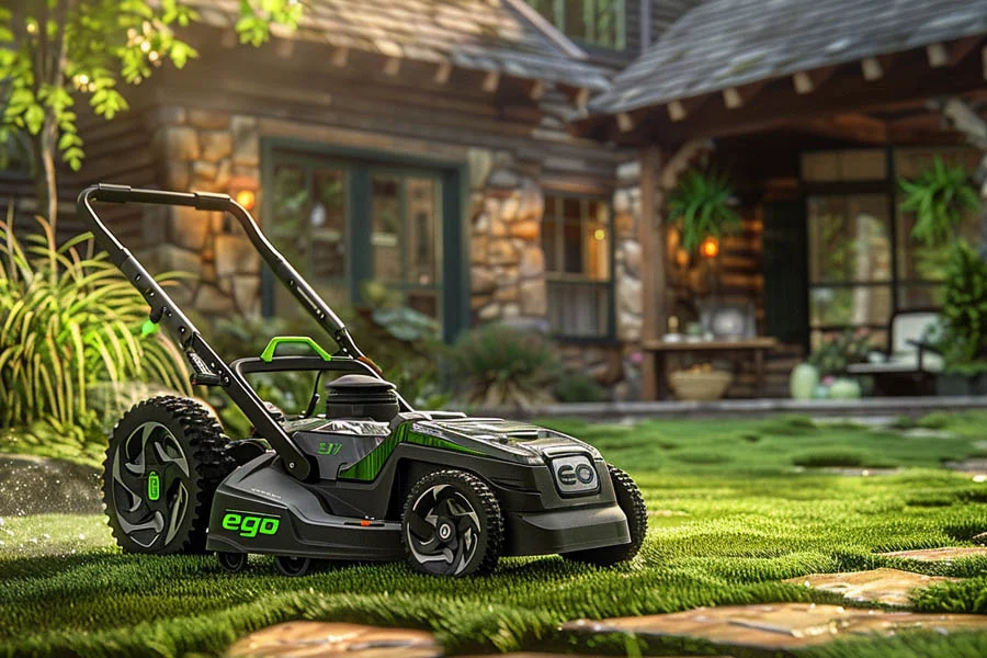 best battery operated push mower